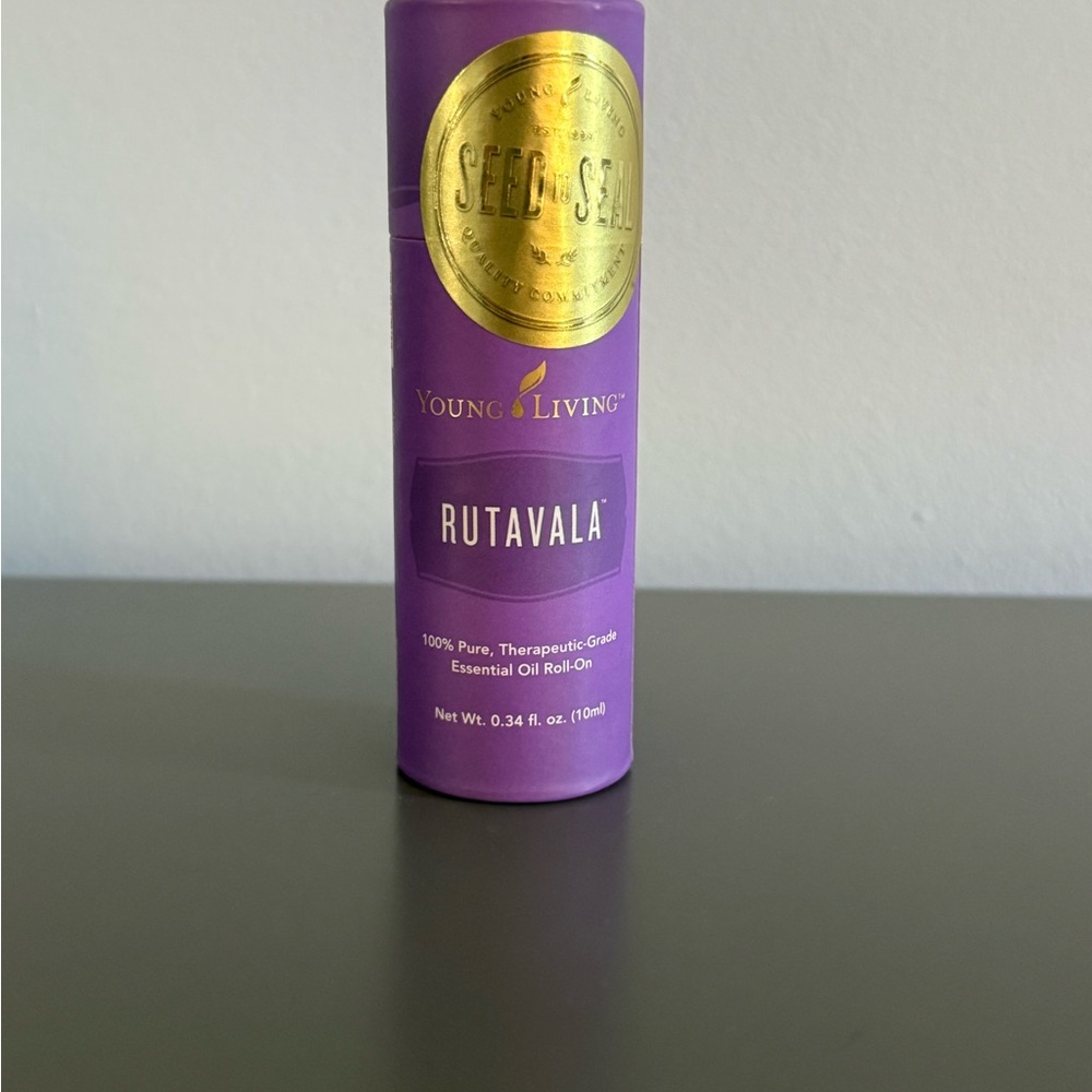 Young Living Rutavala Roll-On in Purple and Gold